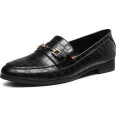 Dream Pairs Women's Leather Penny Loafers Fashion Comfortable