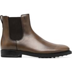 Tod's Men Boots Tod's Tod's round toe chelsea boots men Leather/Rubber Brown