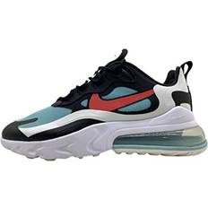 Nike Womens Air Max 270 React Running Trainers DA4288 Sneakers Shoes UK 36, Black Chile red Bleached Aqua 001