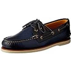 Gold - Men Low Shoes Sperry Men's Gold Cup Authentic Original Rivingston Boat Shoe, Navy