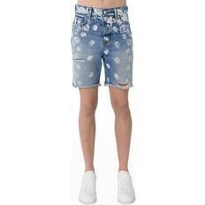 Amiri Shorts Amiri Men's Bleach Bandana Denim Shorts CLAY INDIGO