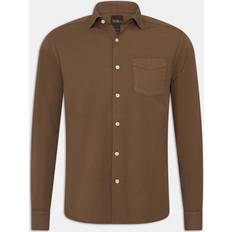 Oscar Jacobson Skjorter Oscar Jacobson Wide Spread Twill Skjorte- str.M