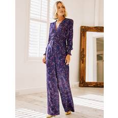 Byxdressar - Gråa Jumpsuits & Overaller Aspiga Ashley Jumpsuit Cosmic Purple