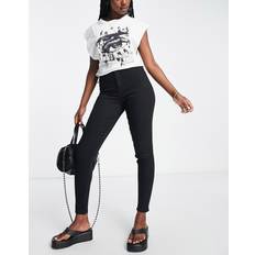 Topshop Joni Jeans - Black Denim