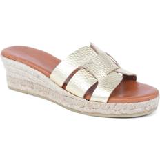 Kinloch Leather Platform Mule Sandals ANAT37500 323 949 White