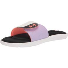 Under Armour Slippers & Sandals Under Armour Under Armour Women's Ignite IX Slide, White 112/Electric Tangerine