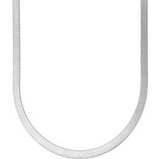 Silpada Silpada 'Herringbone Circle' Chain Necklace in Sterling Silver, 18" 2" White