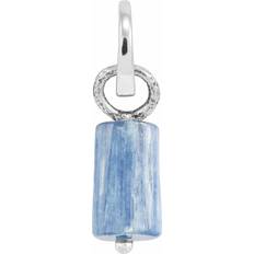 Natural Charms & Pendants Silpada Silpada 'Dinner Party' Natural Kyanite Charm in Sterling Silver Blue