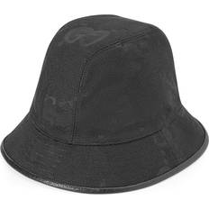 Gucci Women Hats Gucci Jumbo GG bucket hat women Cotton/Canvas Black