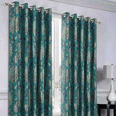 Home Curtains Curtains Elanie Jacquard of Lined Eyelet