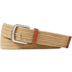 Polo Belts Polo Ralph Lauren Men's Stretch Waxed Cotton Belt Timber Brown Timber Brown