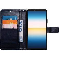 CaseOnline Wallet cover 3-kort Sony Xperia 10 IV Mørkeblå