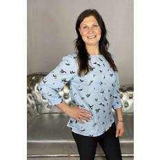 Freequent Blusar Freequent Linn Blus Dam Chambray Blue