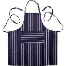 Stellar Chef's Blue Stripe Apron White