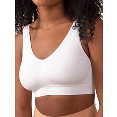 Shapermint Truekind Everyday Throw On Wireless Bralette - White