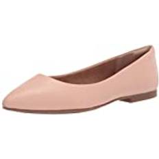 Wide Fit Ballerinas Amazon Essentials Damen Ballerinas mit spitzem Zehenbereich, Gehaucht Rosa