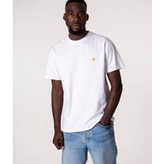 Camisetas Carhartt WIP Carhartt WIP Chase T-Shirt white/gold