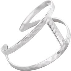 Silpada Modern Arch Sterling Silver Cuff Bracelet - White