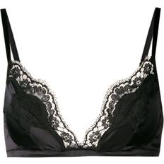 Dolce & Gabbana Bras Dolce & Gabbana lace-trim bra women Silk/Spandex/Elastane Black