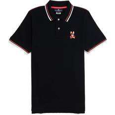 Psycho Bunny Polo Shirts Psycho Bunny Psycho Bunny Hilsboro Polo Black, XX-Large