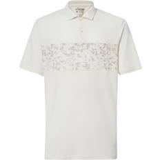 Oakley Pikétröjor Oakley Golf Sand Print Polo Arctic White