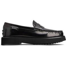 Tod's Men Loafers Tod's Tod's penny-slot leather loafers men Fabric/Calf Leather/Rubber Black