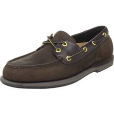 Rockport Rockport mens Perth Boat Shoe, Bark/Chocolate, X-Wide