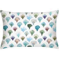 Seda Textiles Aqua Fans Pure Silk Pillow Case