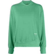 Polo - Sweatshirts Jumpers RLX Ralph Lauren RLX Ralph Lauren embroidered-logo sweatshirt women Cotton/Polyester/Spandex/Elastane Green