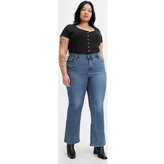 Levi's 726 High Rise Flare Jeans Plus Größe Blau Blau