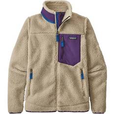 Patagonia W's Classic Retro-X Jkt, Natural w/Purple, Klassiskern från Patagonia!