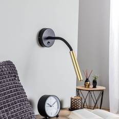 Nowodvorski Vägglampa Stalactite Flexibel Arm 1fl Mässing Väggarmatur