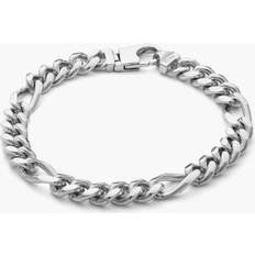 Jaxxon Jewelry Jaxxon JAXXON 8mm Figaro Silver Bracelet 8.5"