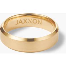 Jaxxon Jewelry Jaxxon JAXXON 7mm Beveled Tungsten Gold Ring