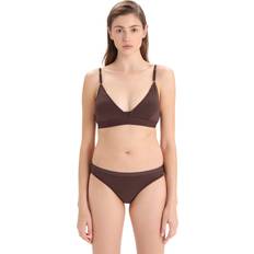 Merino Wool Bras Icebreaker Women's Merino Siren Padded Bra Umber Merino Wool//Nylon Umber