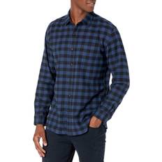 Amazon Essentials Amazon Essentials Men's Long-Sleeve Flannel Shirt Available In Plus Size Blue, Buffalo Plaid