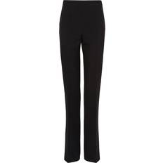 Ferragamo Women Pants Ferragamo straight-leg wool trousers women Virgin Wool/Cotton Black