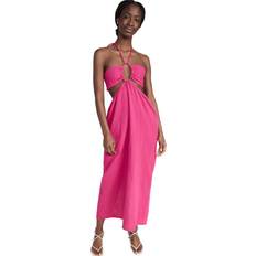 Men - Red Dresses Hoffman Mara Hoffman Women's Laila Dress, Raspberry, Pink