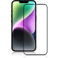 iPhone 15 Skärmskydd i Härdat Glas Silk Printing Svart
