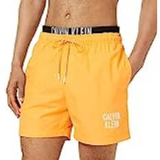 Calvin Klein Orange Swimming Trunks Calvin Klein Medium Double Wristband Intense Power Naranja Negro - Orange/Black