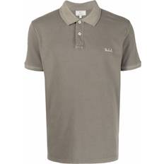 Wool Polo Shirts Woolrich logo-patch polo shirt men Cotton/Spandex/Elastane Green
