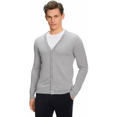 Falke Cardigans Falke Herren Pullover-60912 Pullover, Light Grey