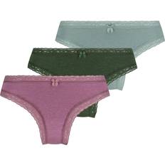 Green Knickers Hunkemöller Classics Brazilians 3-pack Green