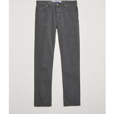 Jacob Cohën Byxor Jacob Cohën Bard Garment Dyed Gabardine Trousers Grey W32