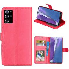 CaseOnline Wallet cover 3-kort Samsung Galaxy Note 20 Ultra rød