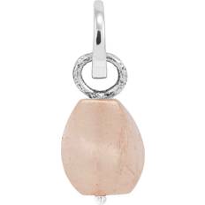 Natural Charms & Pendants Silpada Silpada 'Antiquity' Natural Rose Quartz Charm in Sterling Silver Pink