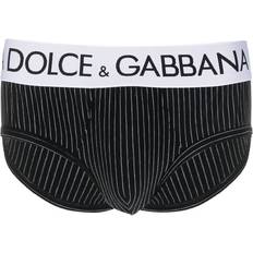 Dolce & Gabbana Men's Underwear Dolce & Gabbana logo-waistband briefs men Cotton/Spandex/Elastane Black