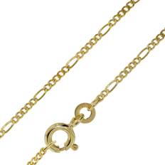 Trendor 39740 Figaro Halskette 333 Gold Karat Collierkette 1,5 mm