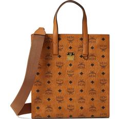 MCM Tragetaschen MCM Klara Visetos Tote Small Cognac One Size