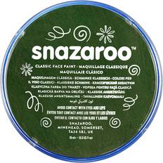 Green Makeup Fancy Dress Snazaroo Dark Green Face Paint Compact 18ml